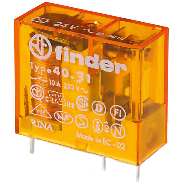 Finder Printrelais 1WE 10A 12VAC 40.31.8.012.0000